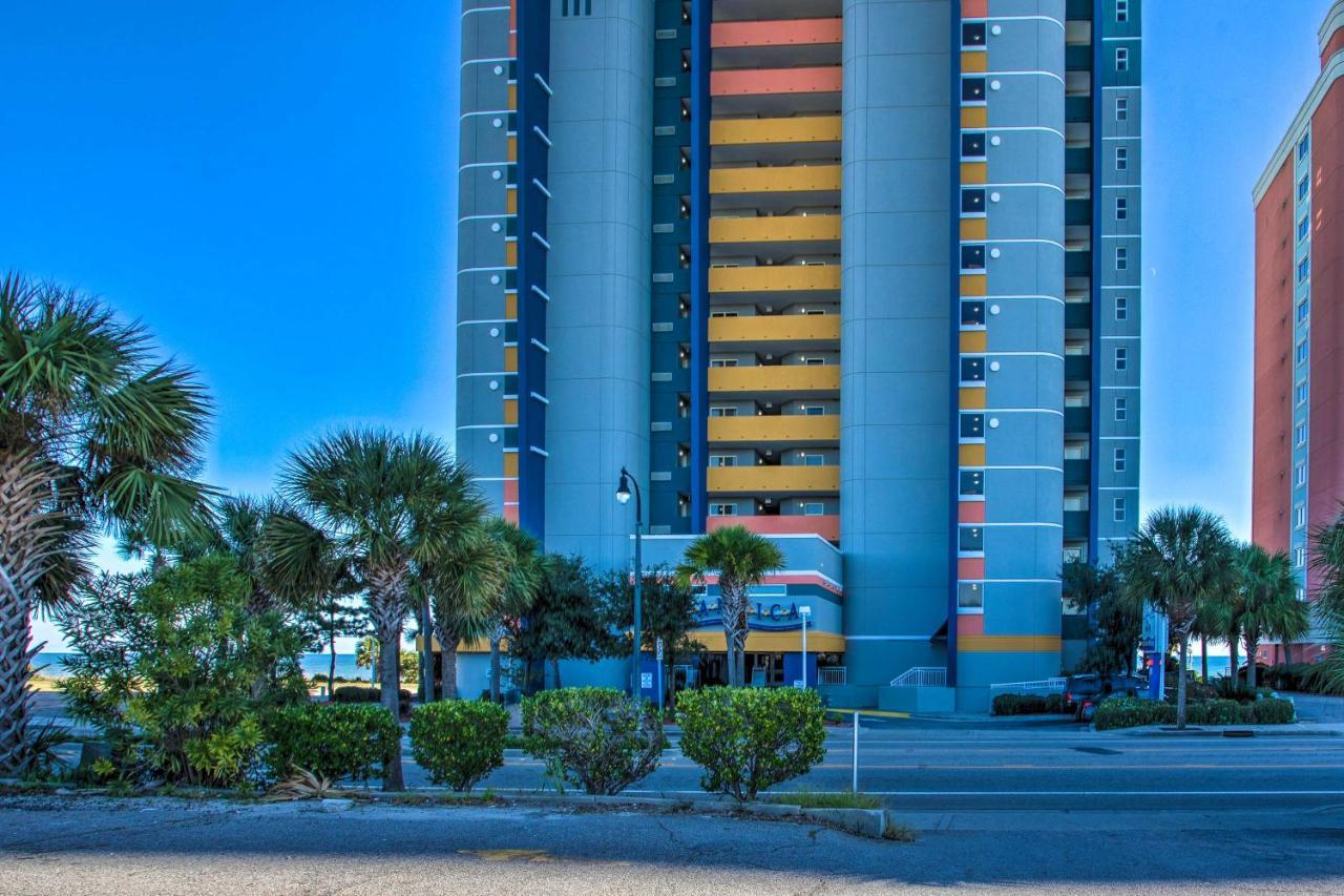 Oceanfront Condo With Huge Balcony Walk To Skywheel Myrtle Beach Exterior foto