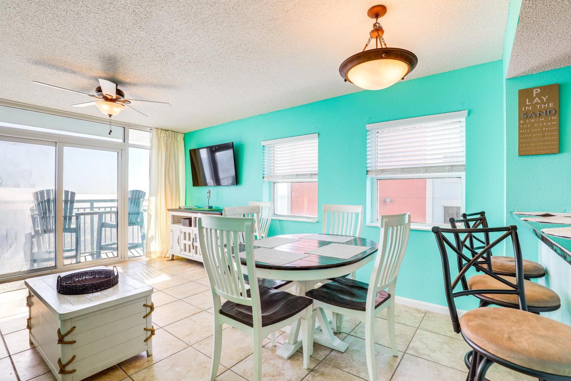 Oceanfront Condo With Huge Balcony Walk To Skywheel Myrtle Beach Exterior foto